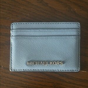 Michael Kors Blue Card Holder